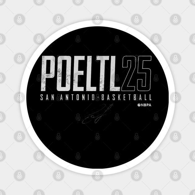 Jakob Poeltl San Antonio Elite Magnet by TodosRigatSot